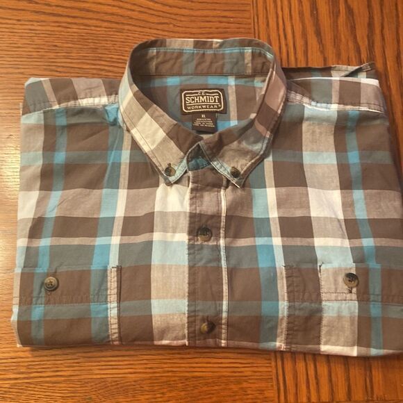 C.E. Schmidt workwear XL short sleeve button down - checked - Picture 7 of 7